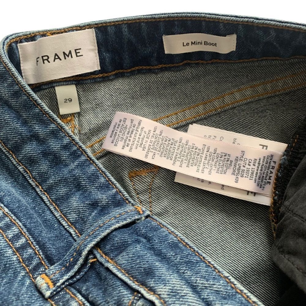 FRAME Le Mini Boot Jeans! - Picture 5 of 7